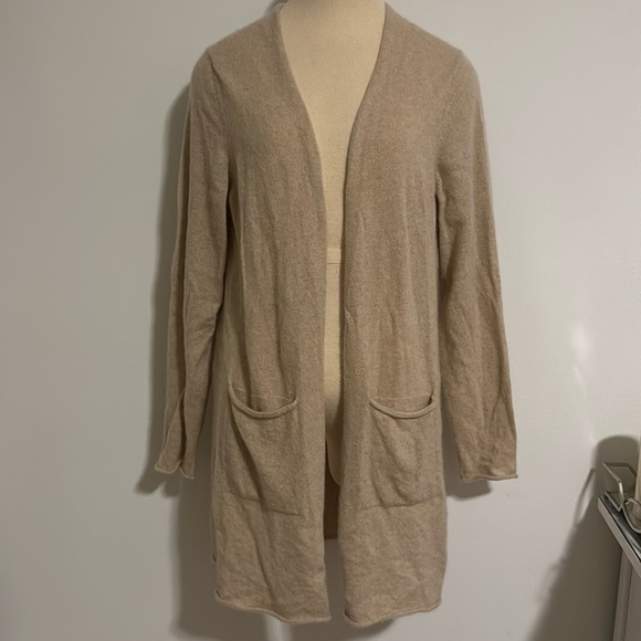 Minnie Rose 100% cashmere cardigan size XL - Picture 1 of 4